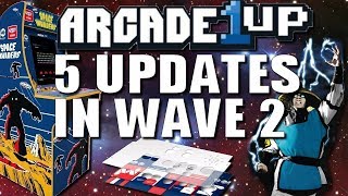 Arcade 1Up 5 Updates in Wave 2