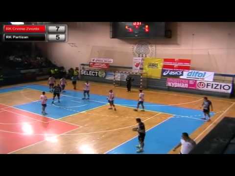 19.10.2014. RK Crvena Zvezda - RK Partizan - 1. poluvreme
