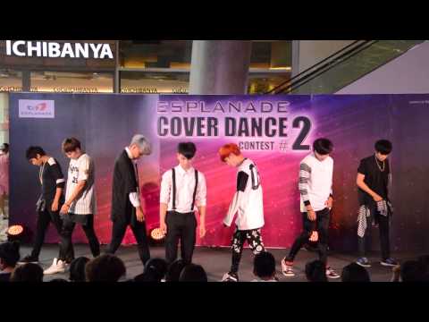 The Monkey King cover BTS - Intro + I Need U Boy In LUV+@ Esplanade Stage 2 (audition) 150614
