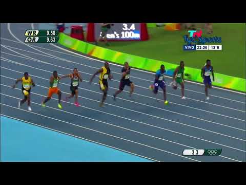 Usain Bolt Final 100 Metros - Juegos Olimpicos Rio 2016 - Relato Gonzalo Bonadeo