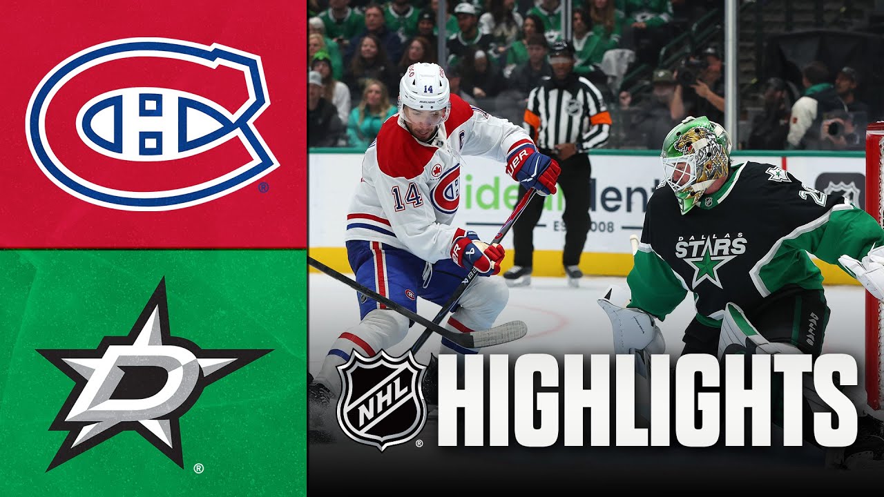 Canadiens vs. Stars | NHL Highlights | January 04, 2026