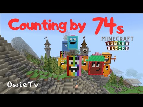 Counting by 74s Song Numberblocks Minecraft | Skip Counting Songs | Math Songs for Kids