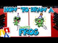 How To Draw A Frog Leaping For Leap Day