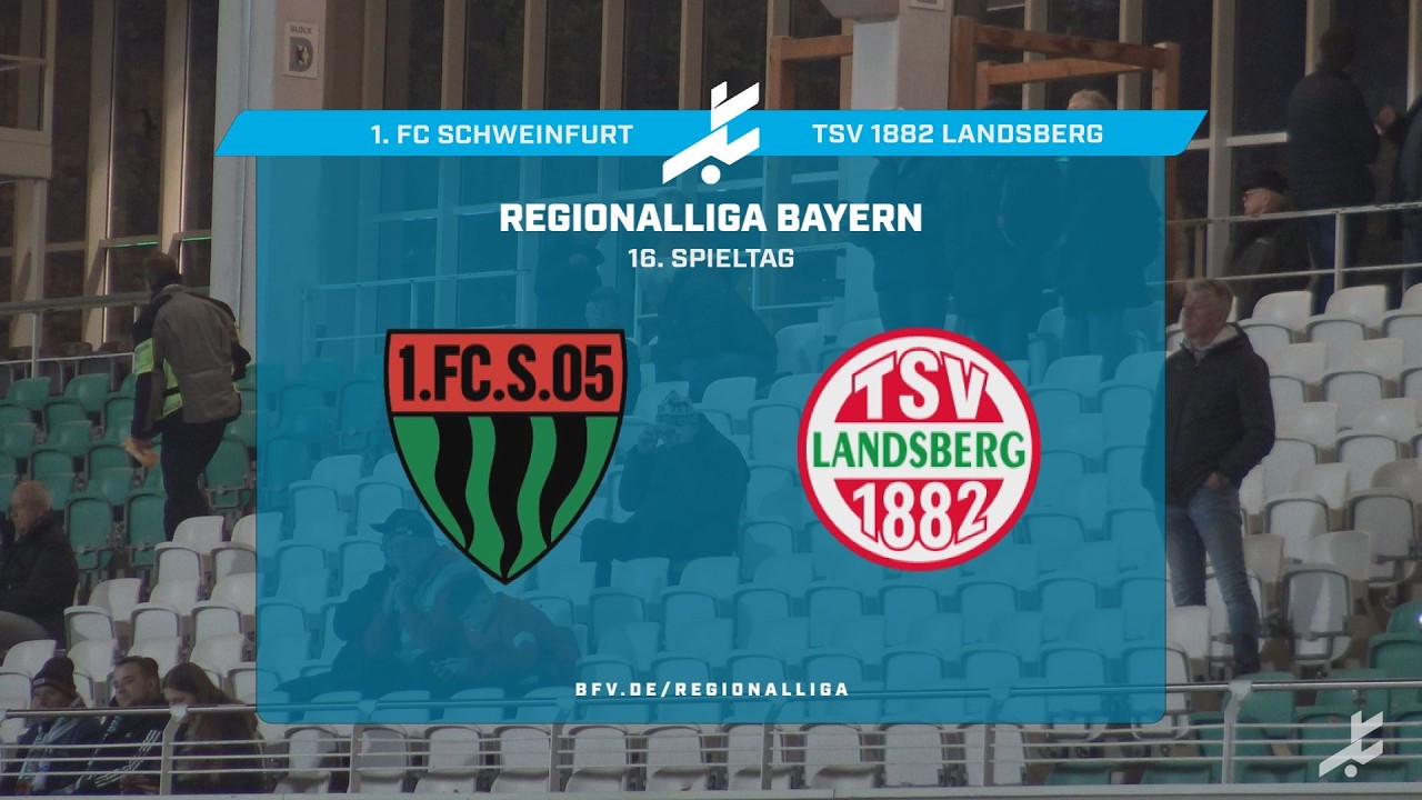 Schweinfurt oder Landsberg - wem gelingt im Kellerduell der Befreiungsschlag?