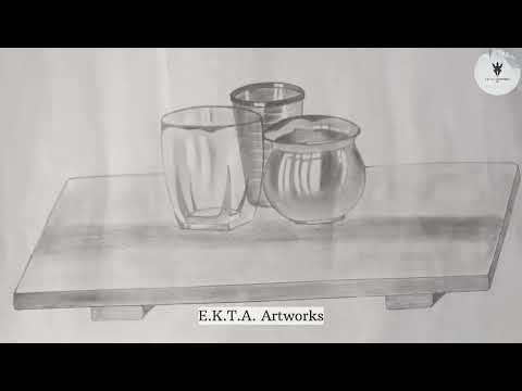 Still life with sketching | sketching | E.K.T.A.Artworks | #stilllife #sketch #art #shading #youtube