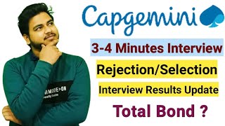 Capgemini All Doubts Cleared in One Video | Selection or Rejection Mail | Interview Result |