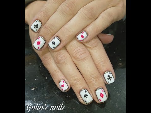 Las Vegas manicure. Дизайн ногтей для поездки в Лас Вегас. Маникюр подруге.
