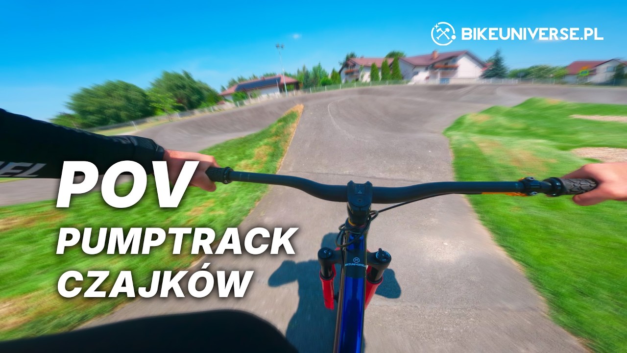 Pumptrack Czajków — POV z przejazdu, BikeUniverse