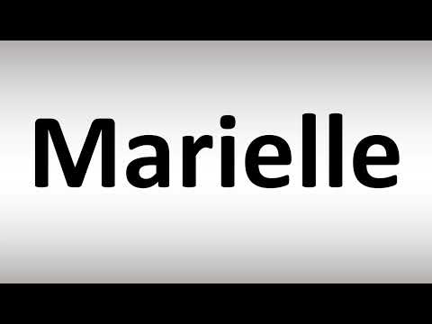 How to Pronounce Marielle