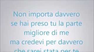 Giorgia - Non mi ami con testo