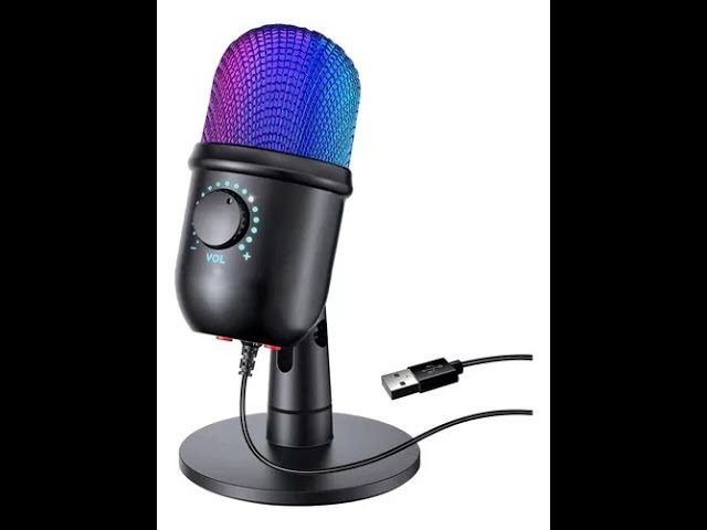 Vídeo relacionado con Dopsyesn Micrófono para PC,Micrófono de Condensador con Cancelación de Ruido | Accesorios USB Inalámbricos para Auriculares, Grabación En Estudio, Streaming, Podcast Y Música