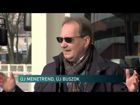 Buszpályaudvar átadó Komlón - Híradó - 2021.12.10.