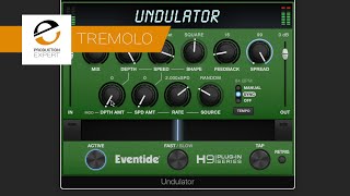 Video thumbnail for Undulator From Eventide   Who Knew Tremolo Could Sound So Complex? by Production Expert