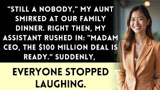 At The Family Meeting, They Said I Was Nothing—Then My Assistant Called Me 'Madam CEO'
