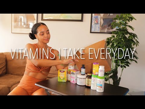 WHAT I TAKE FOR HEALTHY HAIR, SKIN & BODY | Vitamin...