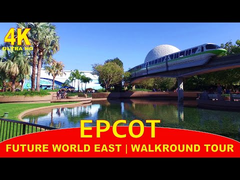Epcot, Walt Disney World, Florida - Future World East Side Tour