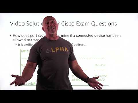 Cisco CCNA AlphaPrep Video Solutions 17