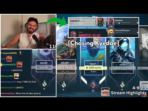 Tarik And TenZ Form A 5 Stack To Try And Queue Snipe Kyedae (Stream Highlights 4-9-25)