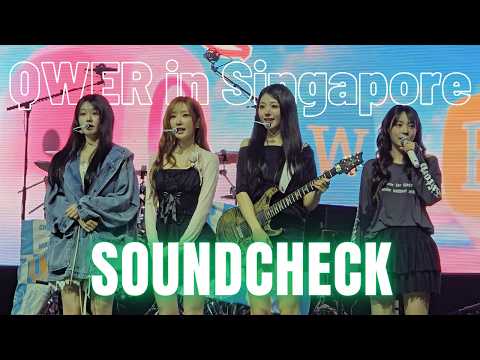 QWER in Singapore - 4K SOUNDCHECK FULL: ROCKATION World Tour - 022826 큐더블유이알