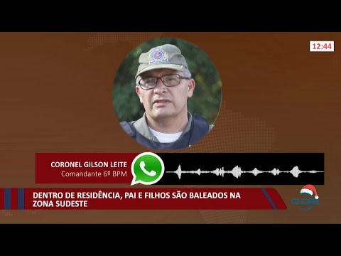 Dentro de residência pai e filhos são baleados na zona sudeste 14 12 2021