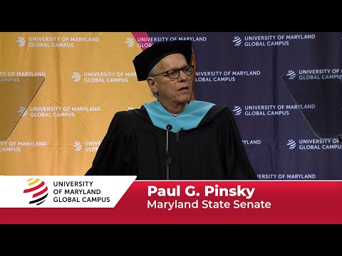 UMGC Commencement Keynote: The Honorable Paul G. Pinsky - Sat. Afternoon, Dec. 14, 2019