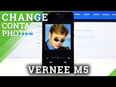 How to Adjust Photo to a Specific Contact in VERNEE M5 – Customize Contact Profile
