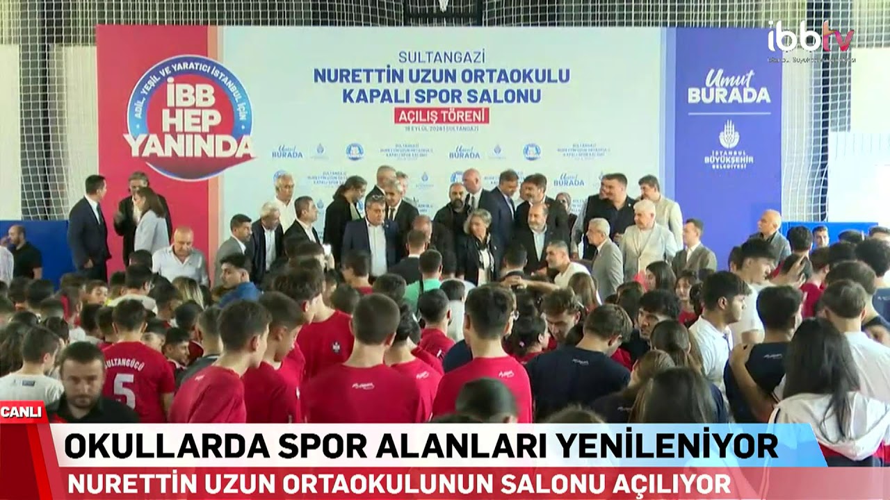 İBB HEP YANINDA! YENİ KAPALI SPOR SALONU