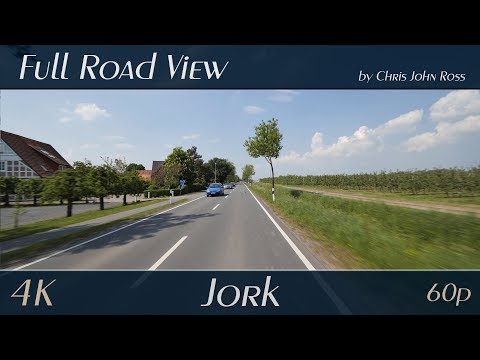 Jork (Landkreis Stade), Germany: Am Elbdeich, Neuenschleuse, Wisch, Lühe - 4K (UHD/2160p/60p)