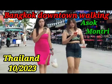 Caminhada no centro de Bangkok na quinta-feira, 5 de outubro | Tour pela Tailândia 2023