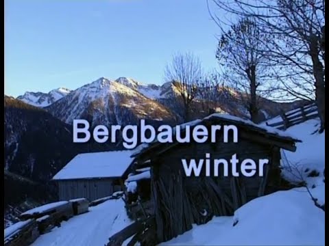 "Bergbauernwinter" hoch über dem oberen Mölltal (Rettenbach) in Kärnten