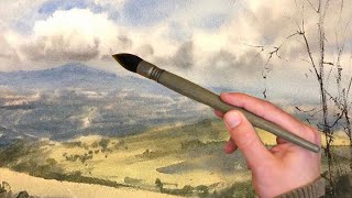 How to Paint a Landscape in Watercolor - Start here! - Matthew White