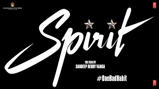 Download lagu SPIRIT - #OneBadHabit (Hindi) | PRABHAS | Triptii D, Vivek Oberoi | Sandeep R Vanga | Bhushan Kumar mp3 Download lagu SPIRIT - #OneBadHabit (Hindi) | PRABHAS | Triptii D, Vivek Oberoi | Sandeep R Vanga | Bhushan Kumar mp3