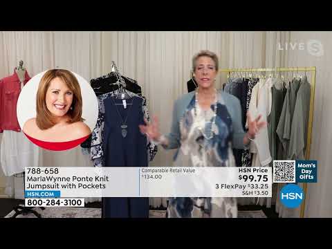 MarlaWynne Ponte Knit Jumpsuit with Pockets