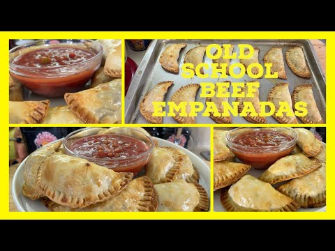 A Very Easy And Quick Snack For Parties/I Make This On A Regular Basis/OLD SCHOOL BEEF EMPANADAS