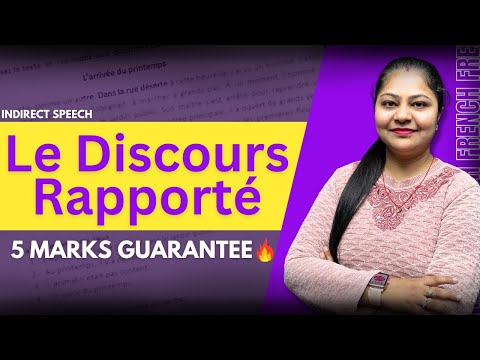 Reported Speech | French Class 10 CBSE 2025 | Direct and Indirect Speech