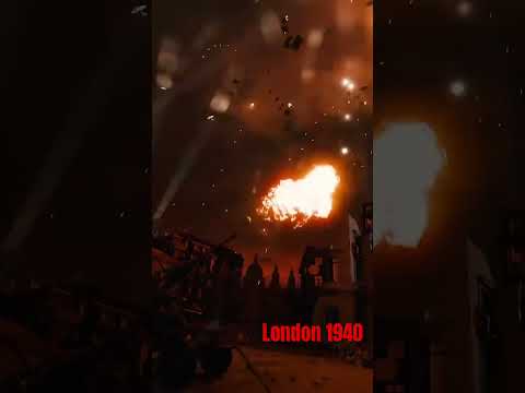 The Blitz 1940 WW2. Luftwaffe is bombing London. Credits: @BorisaoBlois