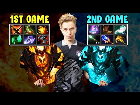 Topson Experimenting SHADOW FIEND - Which one is better? DOTA 2