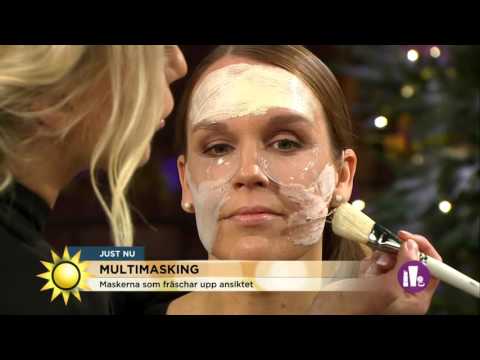 "Multimasking” - en av de stora hudvårdstrender 2016 - Nyhetsmorgon (TV4)