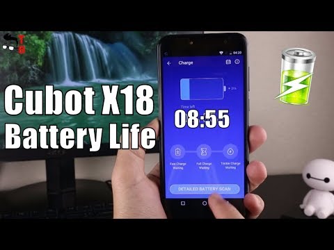 Cubot X18 Battery Life Drain Test