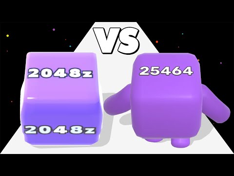 LEVEL UP NUMBERS /vs JELLY RUN 2048 ✦ ASMR Gameplay Android iOS • Satisfying MobileGame Walkthrough