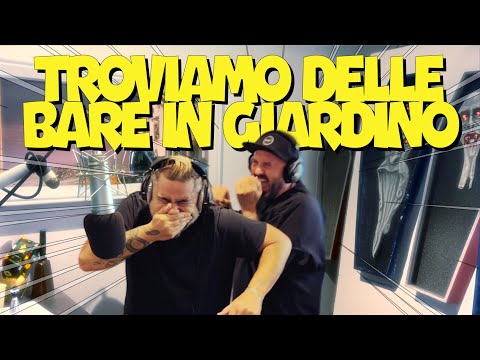 WE FIND SOME COFFINS IN THE GARDEN