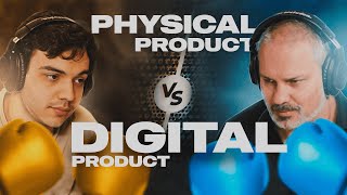 Sell your own products online Digital Product or Physical Product / Which one is better?