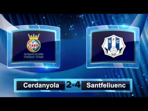 Resumen del Cerdanyola 2-4 Santfeliuenc (2018-19)
