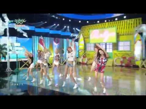 [1080p] 150710 Girls' Generation 'PARTY' - Music Bank Comeback Stage