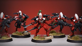 Painting INCREDIBLE miniatures with NO HIGHLIGHTS | Warp Spiders | Advanced Army Painting