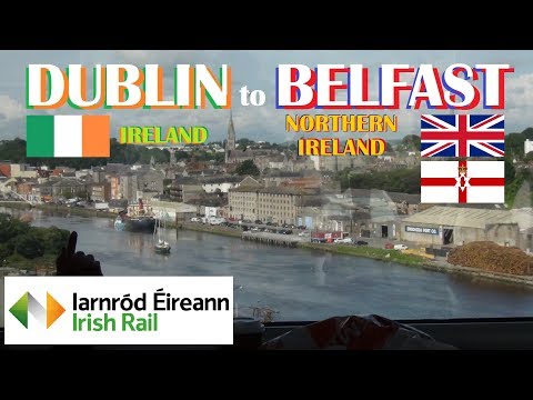 Europe 2019 (Pt. 65) - Irish Rail Train - Dublin, Ireland to Belfast, Northern Ireland (UK)