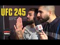 Mike Perry, Ariel Helwani compare noses, Perry wants Covington next | UFC 245 Media Day | ESPN MMA