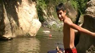 preview picture of video 'san pedro  masahuat canton el carmen clavados en el rio'