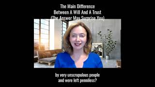 Difference between a Will vs. a Trust video thumbnail