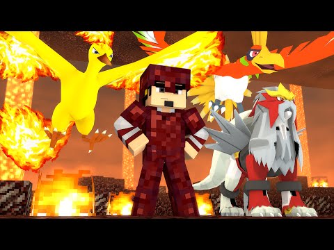 Minecraft: LIGA POKEMON #27 - ARMADURA DE FOGO ‹ AM3NIC ›